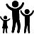 father-with-children-raising-arms_318-73909